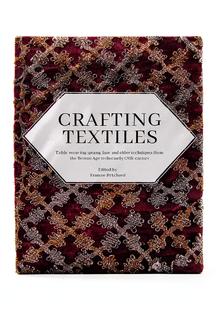 Ancient Textiles eBook cover showing historical fabric patterns