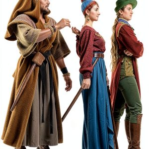 Dover Fashion Costumes Book English Textiles Style Guide-0