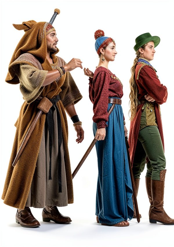 Dover Fashion Costumes Book English Textiles Style Guide-0