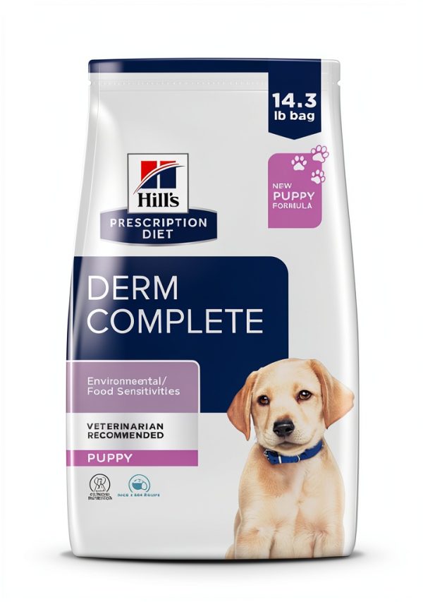 Hills Derm Complete Puppy Dog Food Skin Sensitivities-0