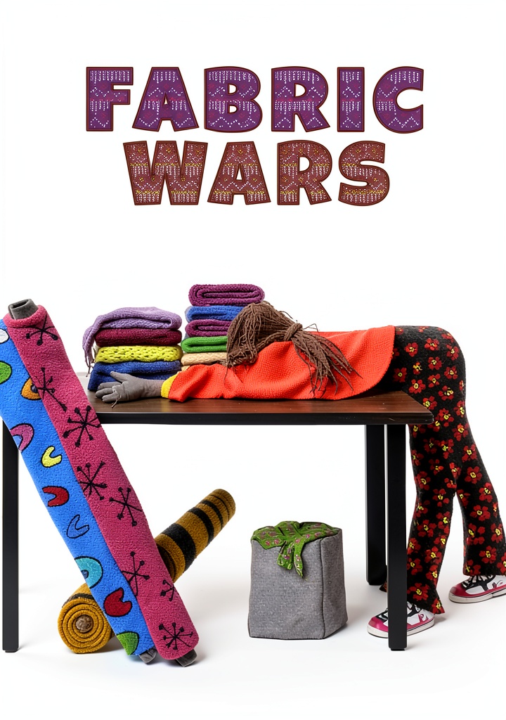 Fabric Wars Book 1 Kindle edition open on a tablet