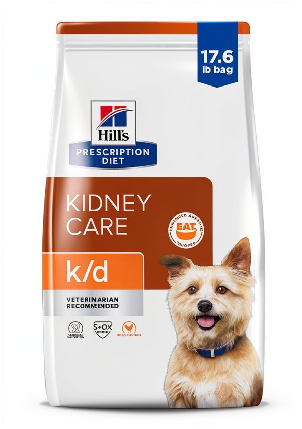 Hill's k/d Kidney Care Dry Dog Food Chicken-0