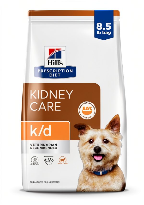 Hills Prescription Diet k/d Lamb Dry Dog Food-0