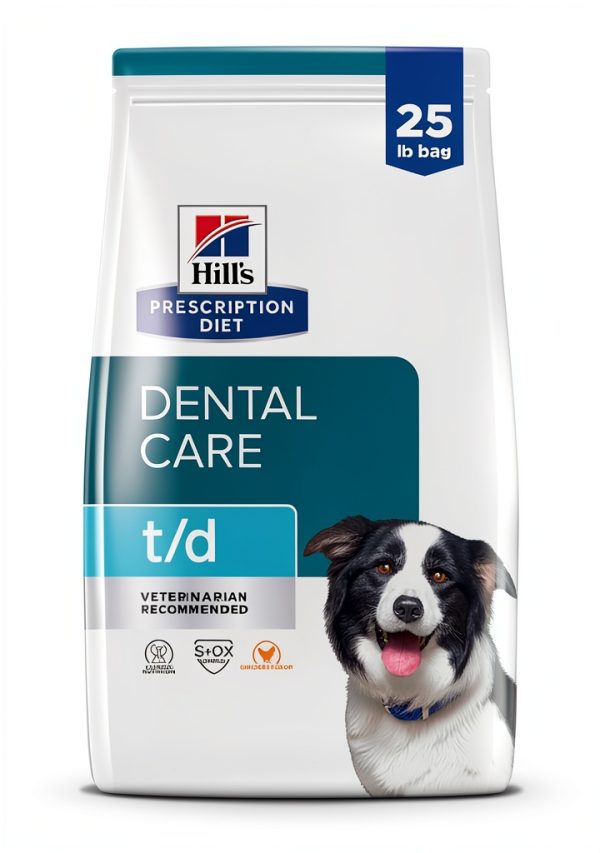 Hill's Prescription t/d Dental Dry Dog Food 5lb-0