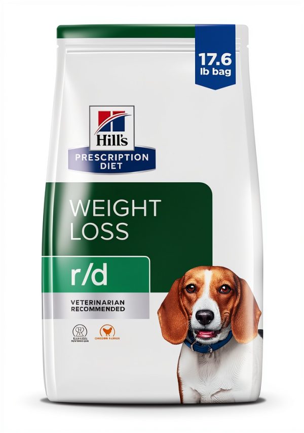 Hills rd Reduction Chicken Dry Dog Food 8625 17.6 lb-0