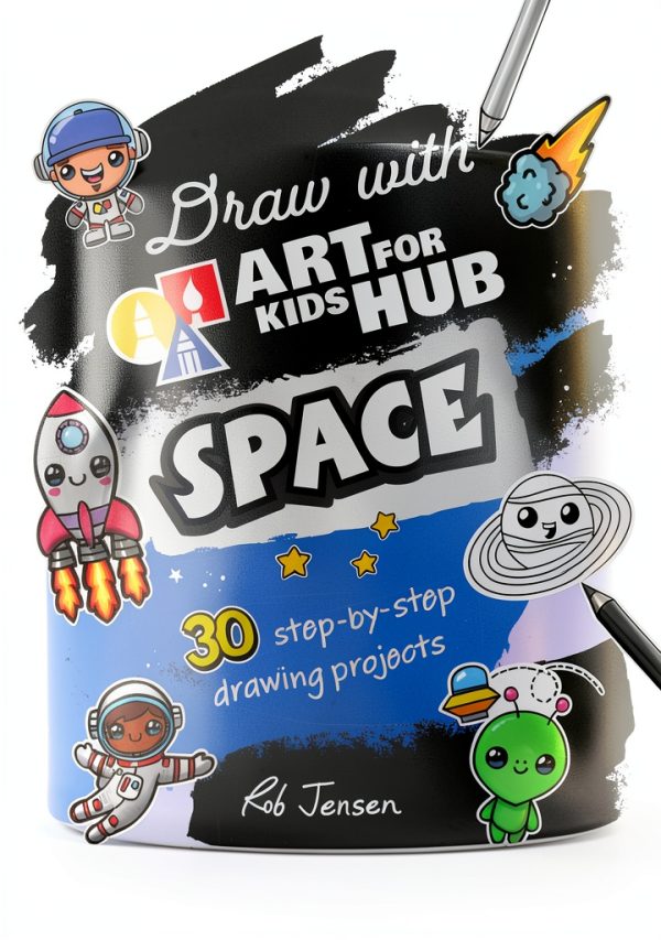 Draw With Art For Kids Hub Book 4 DK Children Coloring Guide Ages 6-9-0