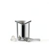 Georg Jensen Stainless Steel Ice Bucket with Tongs Mirror Polished 1kg-5