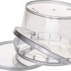 HOIGON 40 PCS 34 OZ Clear Buckets with Lids 1000ml Plastic Pails-3