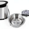 Hillbond Ice Bucket 3L Double Wall with Silicone Lid, Tongs & Strainer-2