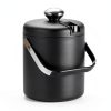 Ice Bucket flybold 1.3L Stainless Steel Black Double Walled Chiller-2