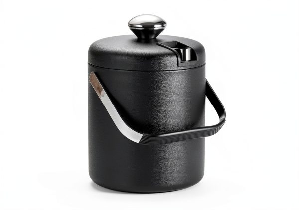 Ice Bucket flybold 1.3L Stainless Steel Black Double Walled Chiller-2