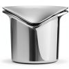 Georg Jensen Stainless Steel Ice Bucket with Tongs Mirror Polished 1kg-2