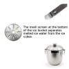 Large Ice Buckets 3L Stainless Steel Ice Bucket by Ecookware LGX-2