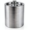 Viski Harrison Stainless Steel Ice Bucket with Insulated Lid and 2L-2