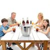 Large Ice Buckets 3L Stainless Steel Ice Bucket by Ecookware LGX-4