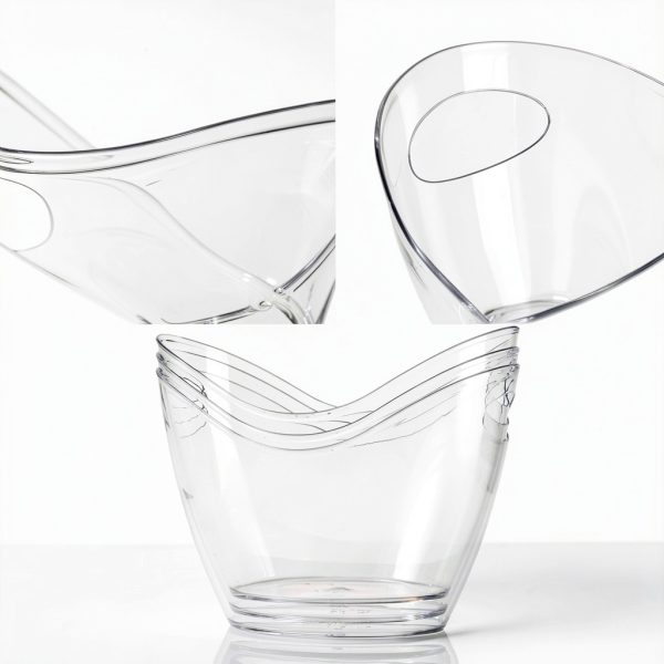 Ice Buckets with Scoops by Bangminda 4L Acrylic Champagne Bucket Set-4
