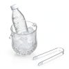 Ice Bucket Set Efavormart 3-Pack Clear Plastic 5x5 Shatterproof Bar-1
