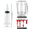 Halloween Drink Dispenser Set Soulchen 30 Cups with Lids 2 Ice Buckets-1