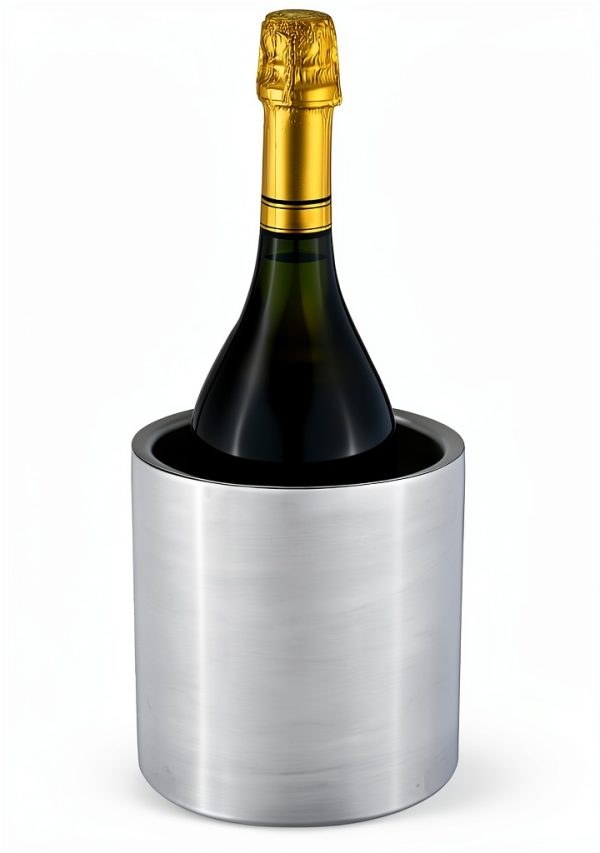 Viski Harrison Stainless Steel Ice Bucket with Insulated Lid and 2L-6