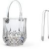 Ice Bucket Set Efavormart 3-Pack Clear Plastic 5x5 Shatterproof Bar-2