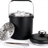 Ice Bucket flybold 1.3L Stainless Steel Black Double Walled Chiller-0