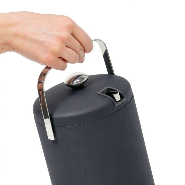 Ice Bucket flybold 1.3L Stainless Steel Black Double Walled Chiller-5
