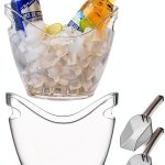 Ice Buckets with Scoops by Bangminda 4L Acrylic Champagne Bucket Set-0
