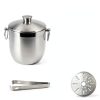 Large Ice Buckets 3L Stainless Steel Ice Bucket by Ecookware LGX-1