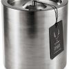 Viski Harrison Stainless Steel Ice Bucket with Insulated Lid and 2L-7