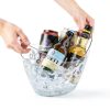 Ice Buckets with Scoops by Bangminda 4L Acrylic Champagne Bucket Set-3