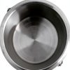 Ice Bucket QWORK 3L 304 Stainless Steel Double Wall with Lid and Tongs-3