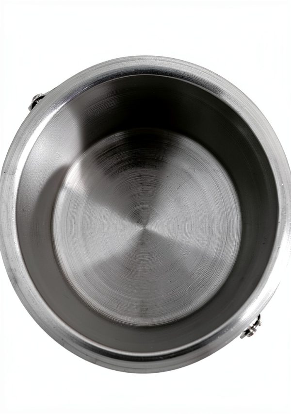 Ice Bucket QWORK 3L 304 Stainless Steel Double Wall with Lid and Tongs-3