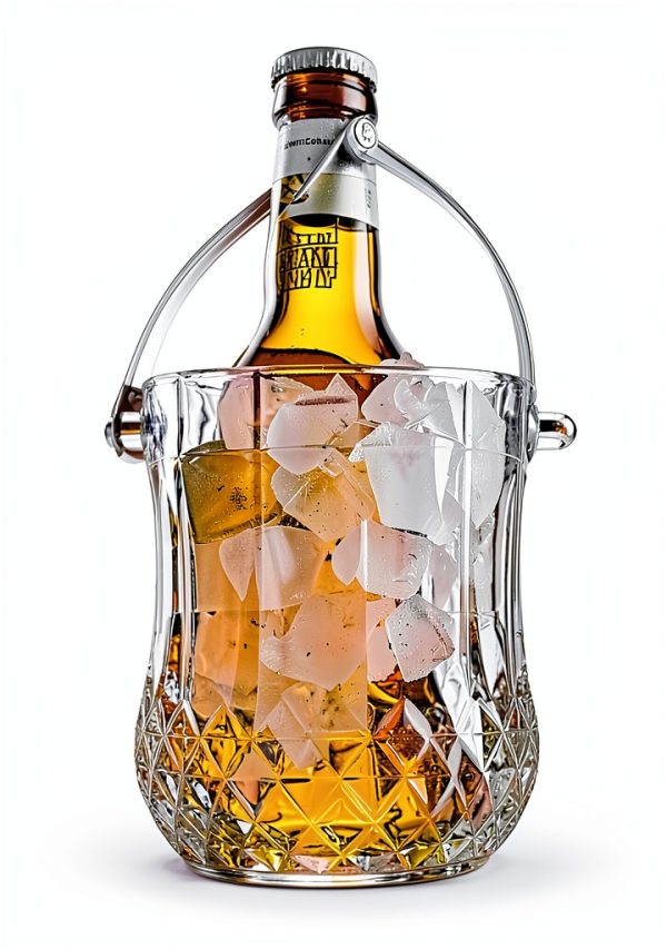 Ice Bucket Set Efavormart 3-Pack Clear Plastic 5x5 Shatterproof Bar-5