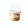 HOIGON 40 PCS 34 OZ Clear Buckets with Lids 1000ml Plastic Pails-6