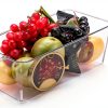 Clear Ice Bins 4 Pack by Pumtus Plastic Ice Bucket with Scoop and Tong-3