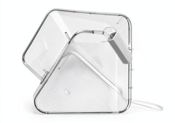 Clear Ice Bins 4 Pack by Pumtus Plastic Ice Bucket with Scoop and Tong-2