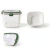 5L Portable Ice Cube Storage Bin, Clear Ice Bucket for Freezer with Lid & Tong for Outdoor Camping, Plastic Refrigerator Ice Cube Trays Storage Bin for Whiskey Wine Cocktail Party-2