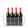 Ice Bucket Set AMMSAR 2 Acrylic Buckets with Mats & Scoops 5.5L Gray-2