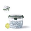 5L Portable Ice Cube Storage Bin, Clear Ice Bucket for Freezer with Lid & Tong for Outdoor Camping, Plastic Refrigerator Ice Cube Trays Storage Bin for Whiskey Wine Cocktail Party-3