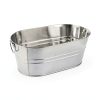 4 PCS Galvanized Bucket 4 Gallon LOPYXBR Stainless Steel Party Tub-1