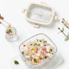4QTS Ice Cube Storage Bin with Sealed Lid for Freezer Clear Ice Bucket w/ Tong for Bar Hotel Refrigerator Containers for Home Beverage Cooler for Whiskey Wine Beers Party Outdoor 8.5*6.6*7.4in-3