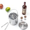 Stainless Steel Ice Bucket with Lid, Ice Tongs - Double Wall MA025-5
