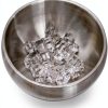 Yesland Ice Bucket with Lid, Double Insulation Ice Box Container Storage Box, 2 L Stainless Steel Ice Bucket Container with Ice Tong Scooper, Spherical Wine Champagne Barrel for Home Party Bar-4