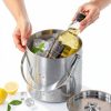Ice Bucket YFN 3L Double Wall Steel with Lid Ice Tong & Scoop-4