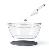 Ice Bucket Set AMMSAR 2 Acrylic Buckets with Mats & Scoops 5.5L Gray-5